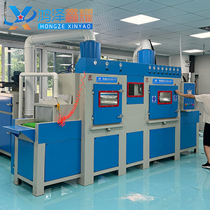 GOB显示屏模组去松香喷砂机 高精密折叠屏手机去毛刺输送式喷砂机