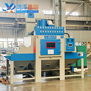 山西军工专用自动喷砂机案例