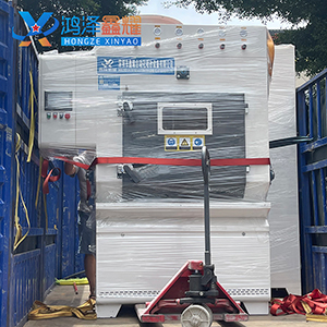 履带式自动喷砂机 表面处理滚筒式自动打砂机