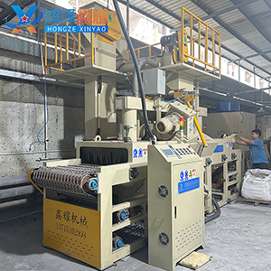 抛丸机厂家钢网通过式抛丸机案例