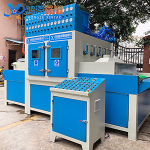 北京丰台平面自动喷砂机安装现场