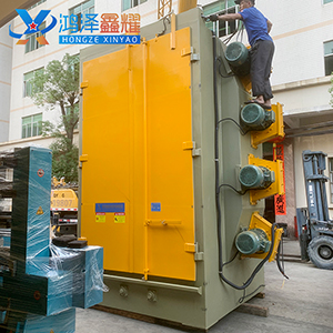 汽车尾板吊钩式抛丸清理机